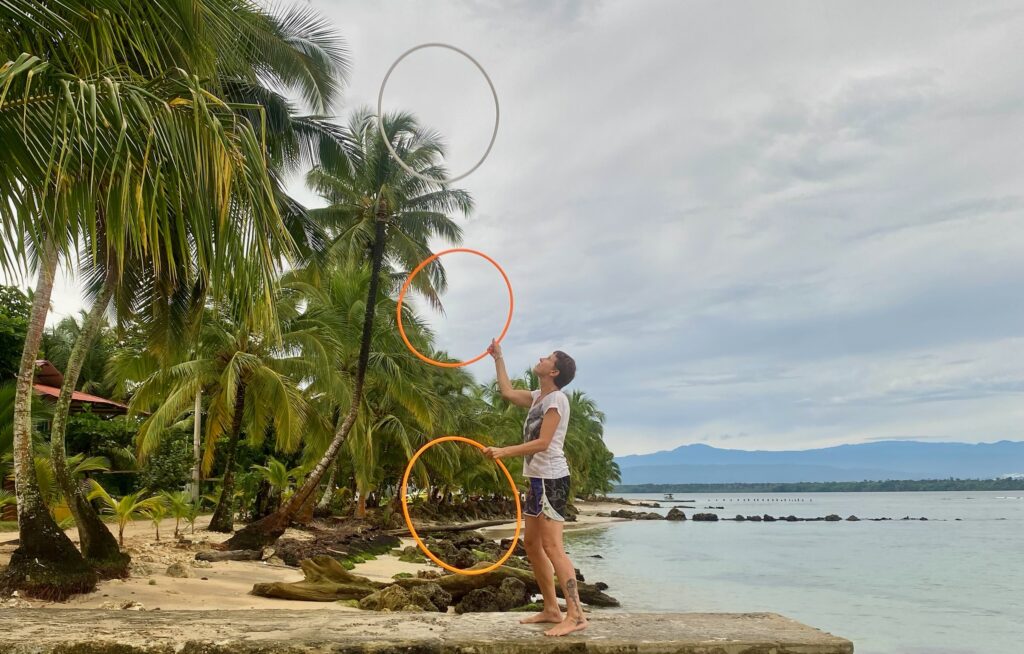 Bei Jonglieren wird mein Kopf frei