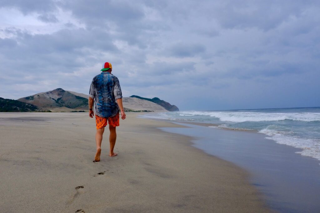 México, Oaxaca, einsames Strandparadies, Spaziergang México, Oaxaca, einsames Strandparadies, Spaziergang
