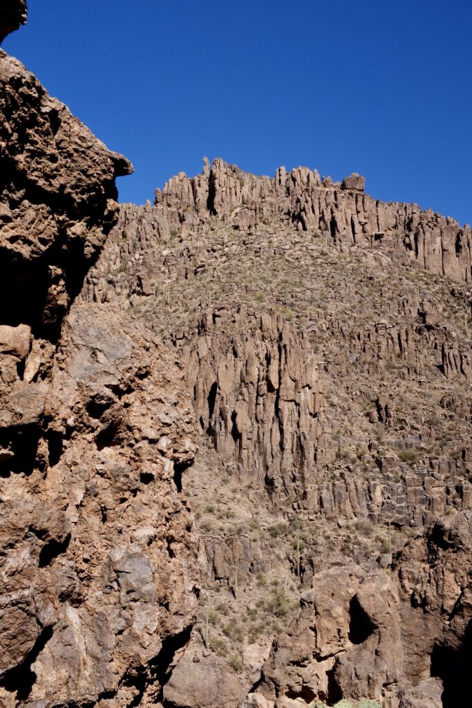 Fels am Lost Dutchman Trail, Phoenix Arizona Fels am Lost Dutchman Trail, Phoenix Arizona