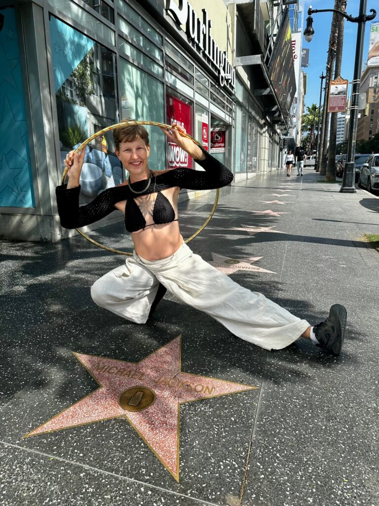 Ute Hoopiverse in Los Angeles - Hollywood Boulevard Ute Hoopiverse in Los Angeles - Hollywood Boulevard