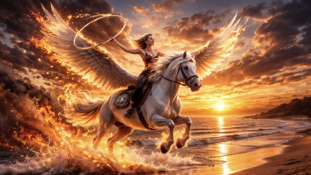 2026 Jahr des Hoopiverse Feuerpferdes