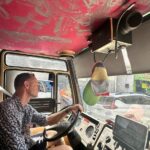 Siebdruck von mir, Fahrerkanzel 711d