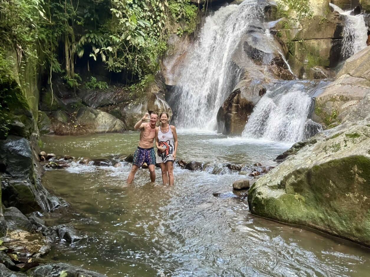 Wasserfall wegen Fahrtverbot