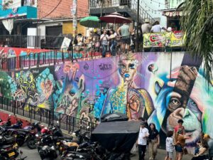 Fette Graffitti überall - Comuna 13