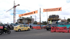 Bogotá - Metrobaustelle