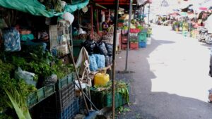 Villavicencio - Marktstände zur Mittagszeit