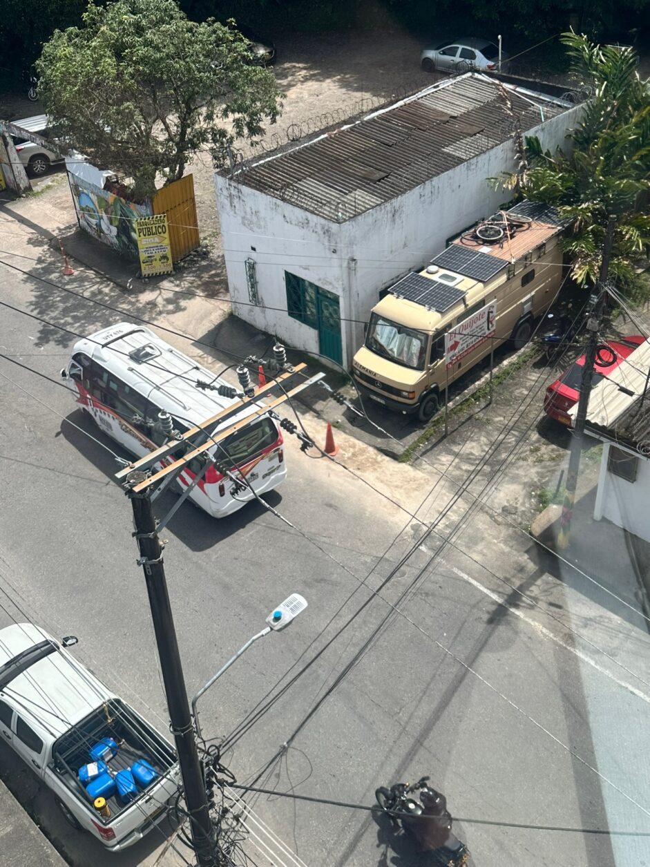 Villavicencio - Stellplatz direkt gegenüber der DIAN