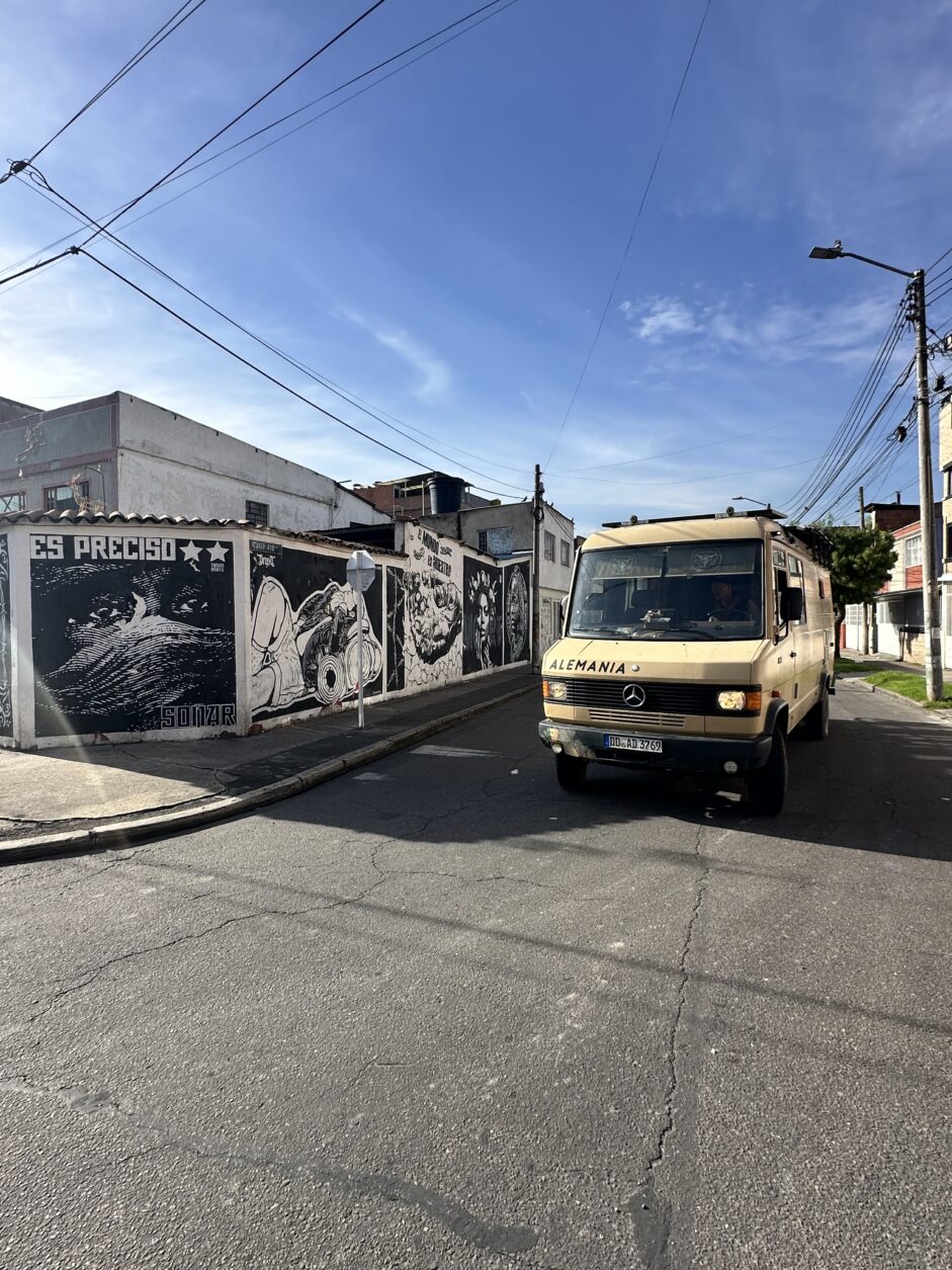 Mit dem Wohnmobil in Bogotá